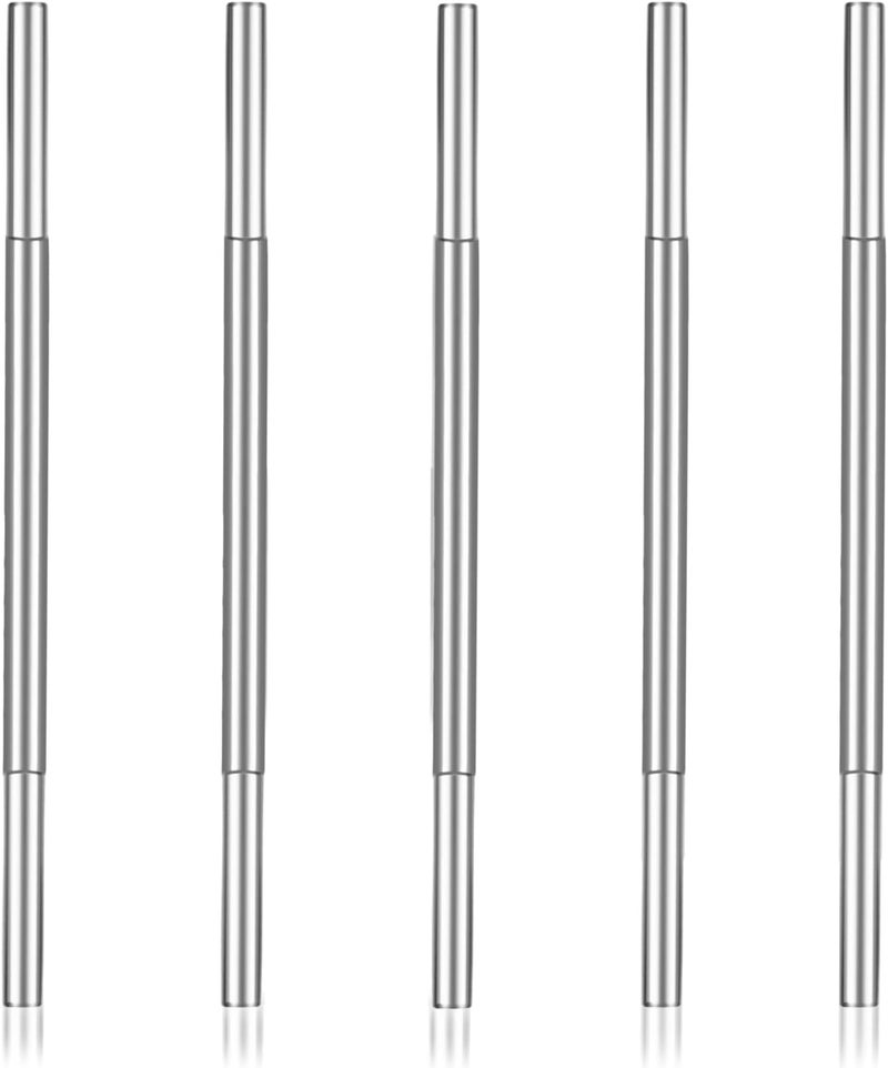 MCSDFN 5 Pcs Golf Club Extensions Steel Shaft 0.60" Golf Shaft Extension Golf Club Shaft Extensions Putter Extension kit for Iron and Wood Golf Clubs Length Adjustment - Image 1